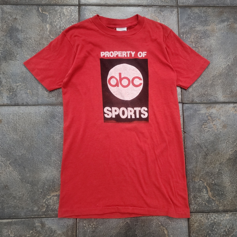 Vintage 70s 80s ABC Sports Youth XL 18-20 Deerfield Single Stitch T Shirt